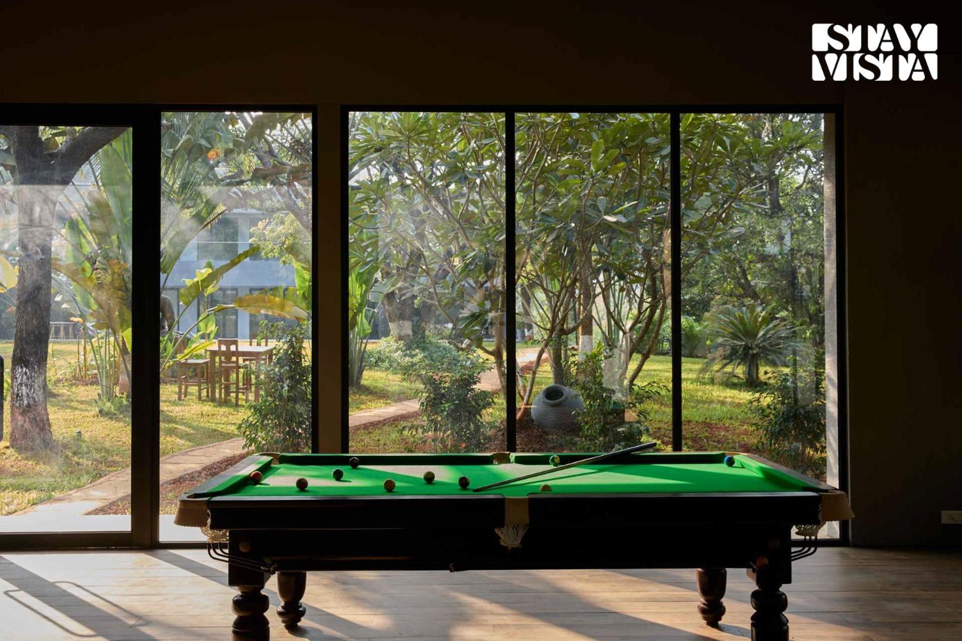 Reflection House By Stayvista With Pool, Terrace Bar, Indoor Games & Exquisite Interiors In A Nutshell Alībāg Exterior foto