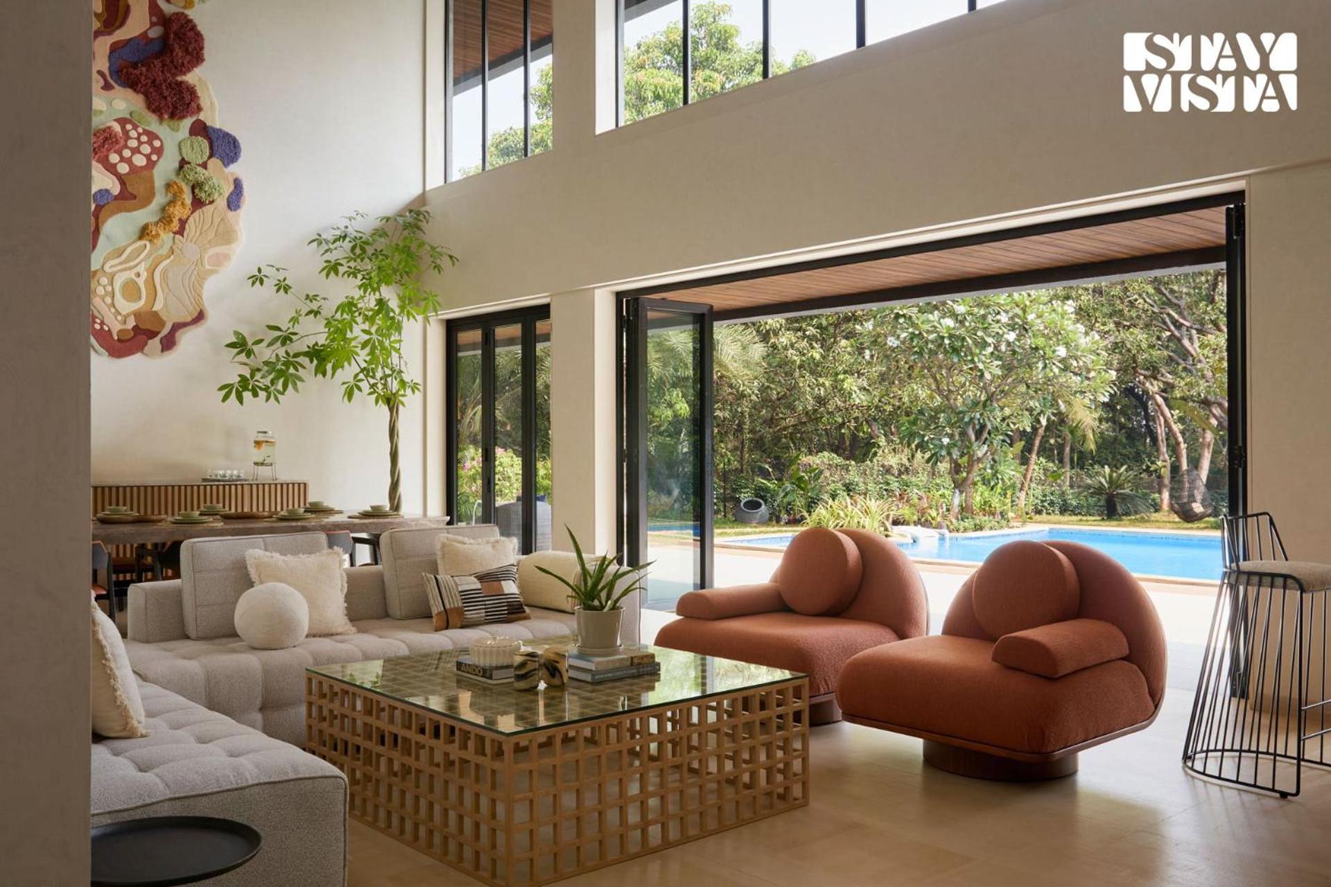 Reflection House By Stayvista With Pool, Terrace Bar, Indoor Games & Exquisite Interiors In A Nutshell Alībāg Exterior foto